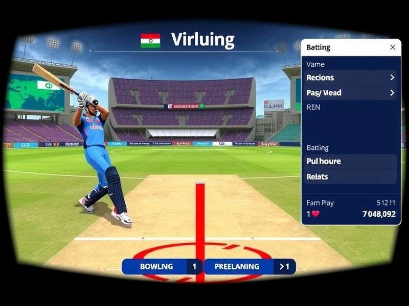 Indian Cricket VR Superstar Bowling Mechanics
