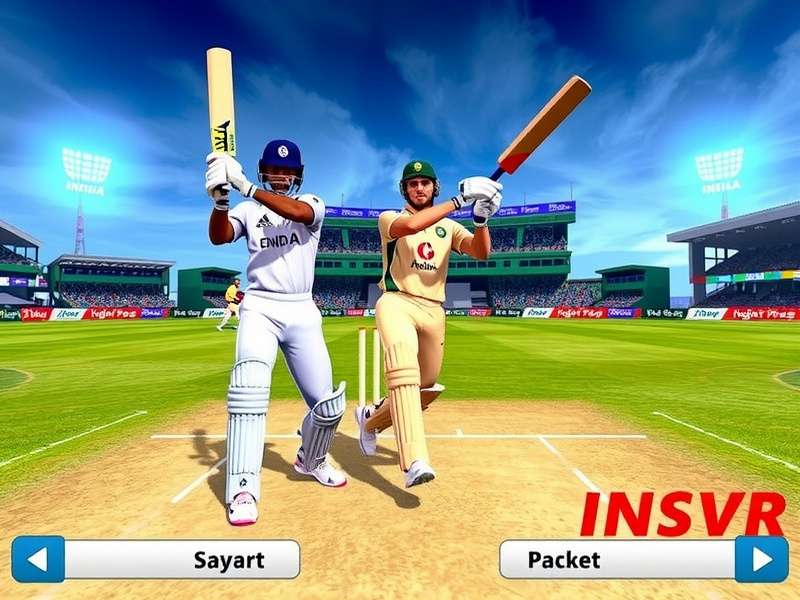 Indian Cricket VR Superstar Batting Interface